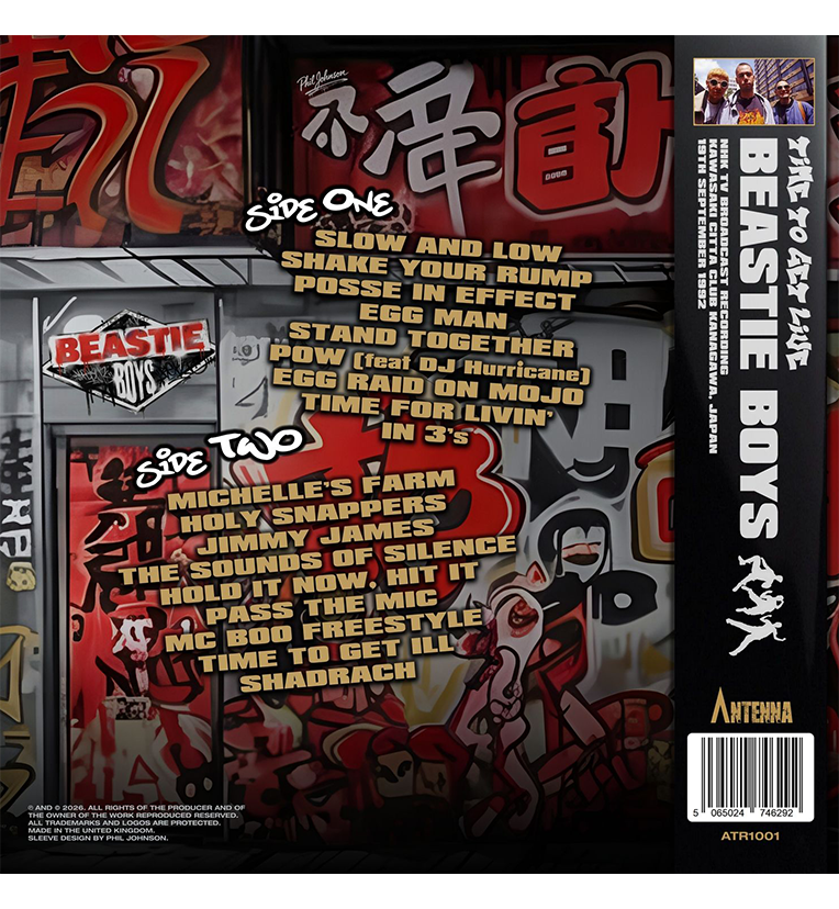 Beastie Boys – Time to Get Live: Live in Japan, 1992 (Limited Edition 12-Inch Album on Red Vinyl)