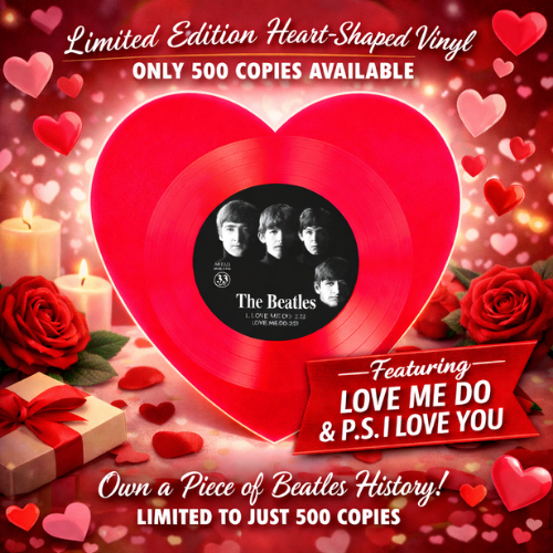 The Beatles – Love Me Do (Heart-Shaped Pink Vinyl)