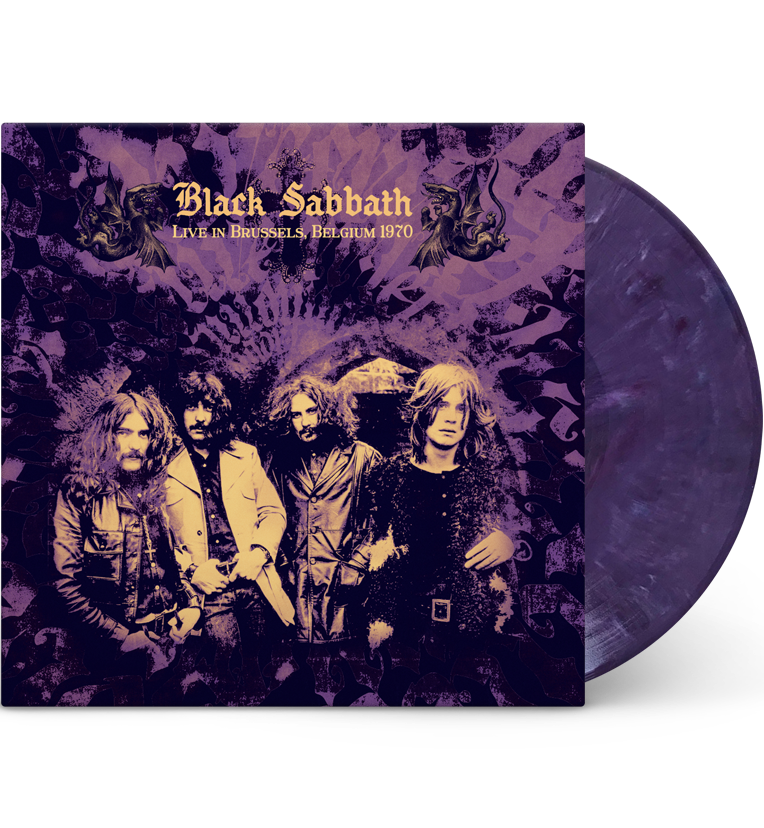 Black Sabbath – Live in Brussels, Belgium, 1970 (Limited Edition 12-Inch Album on 180g Purple Marble Vinyl)