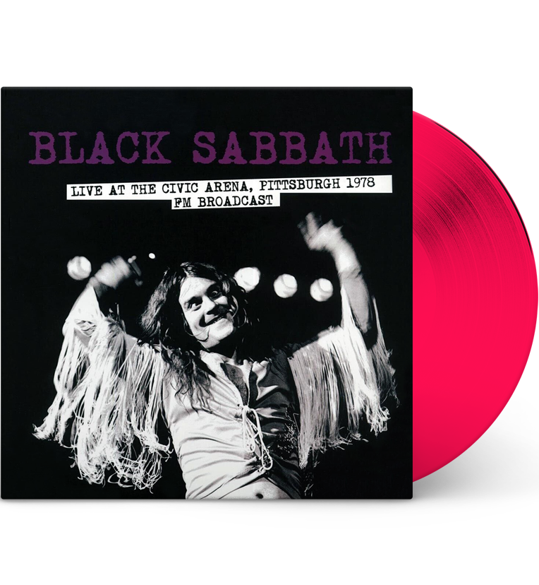 Black Sabbath – Live at The Civic Arena, Pittsburgh, 1978 (Limited Edition 12-Inch Album on Pink Vinyl)