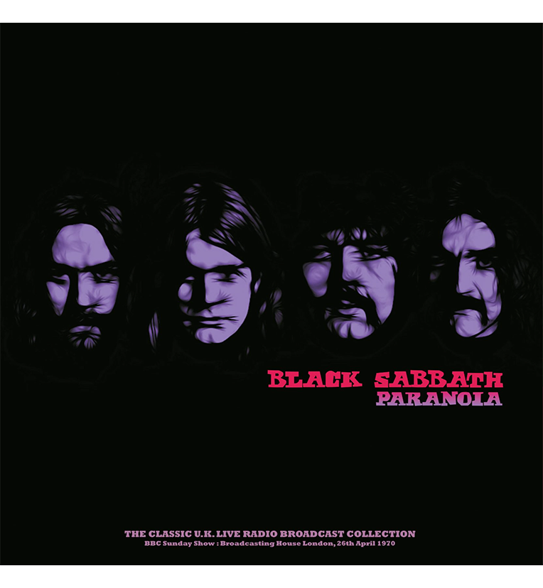 Black Sabbath – Paranoia, BBC Sunday Show, London, 26 April 1970 (Limited Edition 12-Inch Album on 180g Red Marble Vinyl)