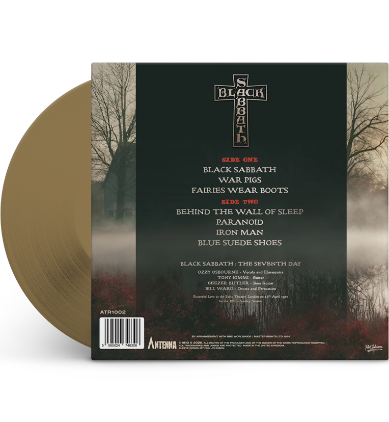 Black Sabbath – The Seventh Day: Live in London (Limited Edition 12-Inch Album on Gold Vinyl)