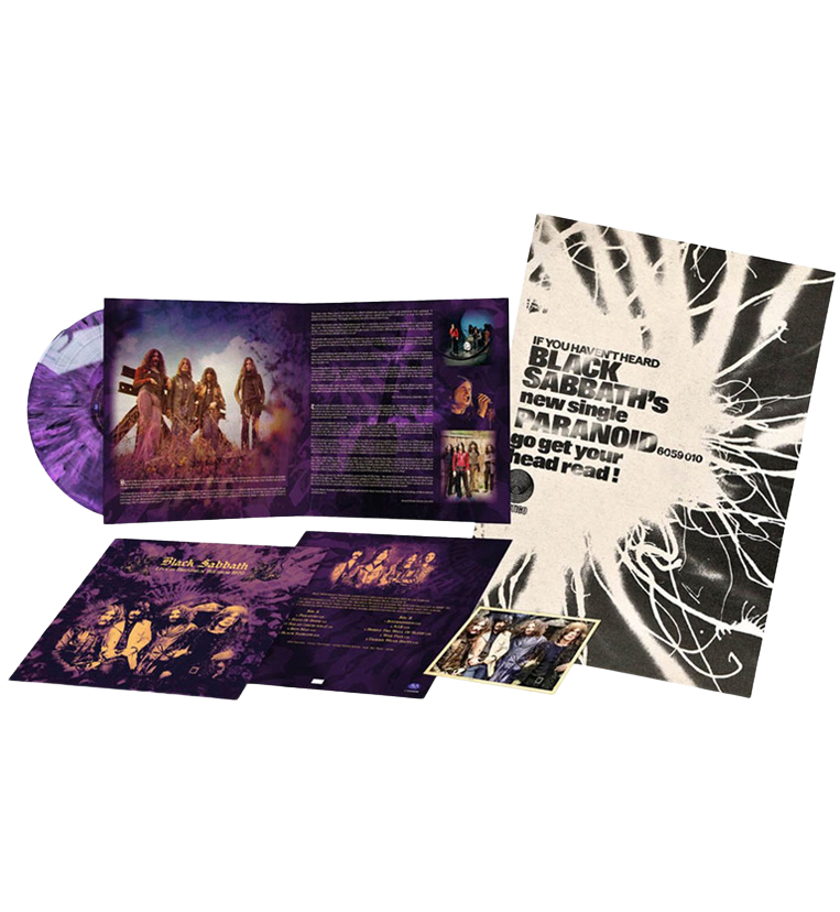 Black Sabbath – Live in Brussels, Belgium, 1970 (Limited Edition 12-Inch Album on 180g Purple Marble Vinyl)