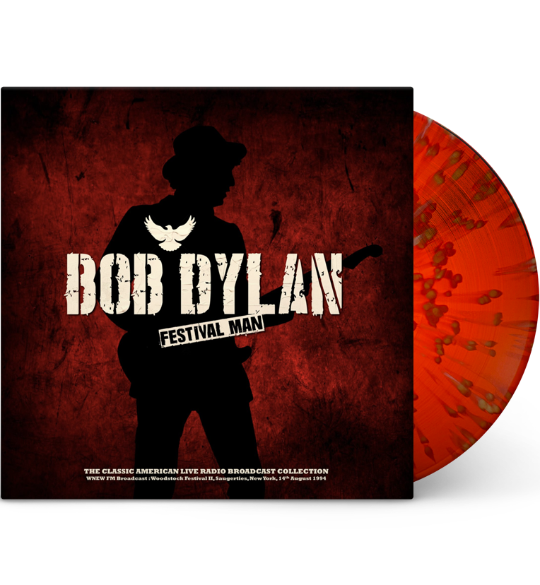 Bob Dylan – Festival Man: Woodstock ’94 (Limited Edition 12-Inch Album on 180g Red/White Splatter Vinyl)