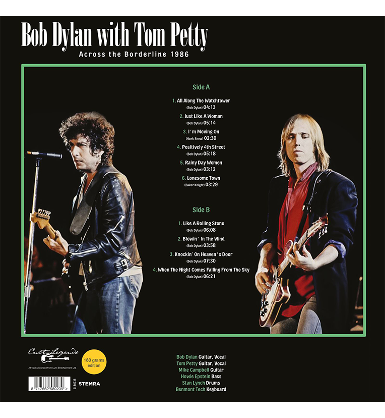 Bob Dylan & Tom Petty and the Heartbreakers – Across the Borderline 1986 (12-Inch Album on 180g Vinyl)