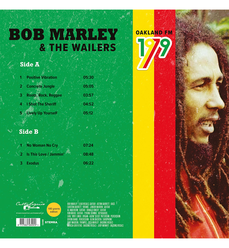 Bob Marley and the Wailers – Oakland FM 1979 (12-Inch Album on 180g Vinyl)