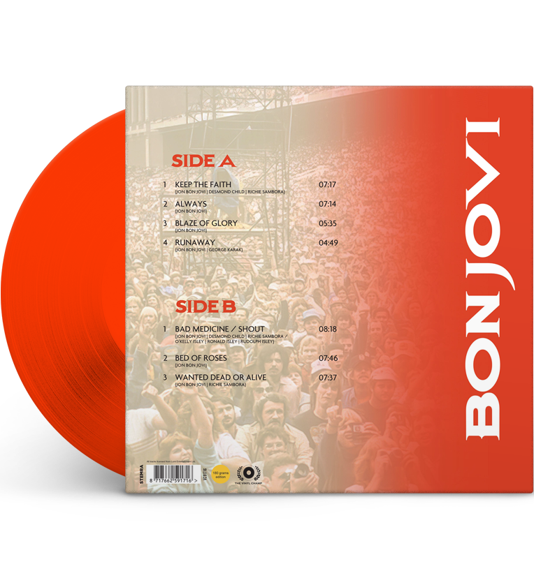 Bon Jovi – Wembley ’95 (Limited Edition 12-Inch Album on 180g Orange Vinyl)