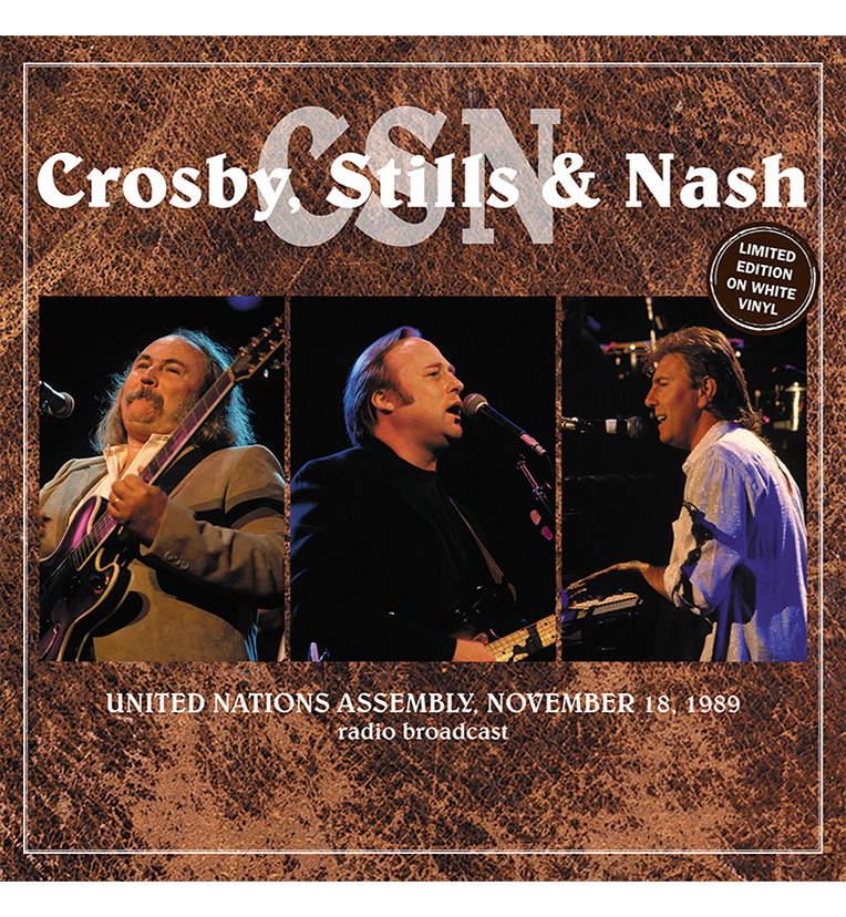 Crosby, Stills & Nash – Live in New York, 1989 (Limited Edition 12-Inch Album on White Vinyl)