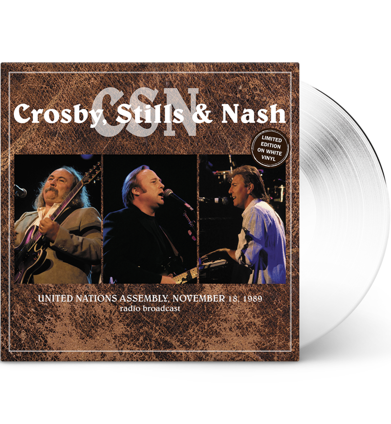 Crosby, Stills & Nash – Live in New York, 1989 (Limited Edition 12-Inch Album on White Vinyl)