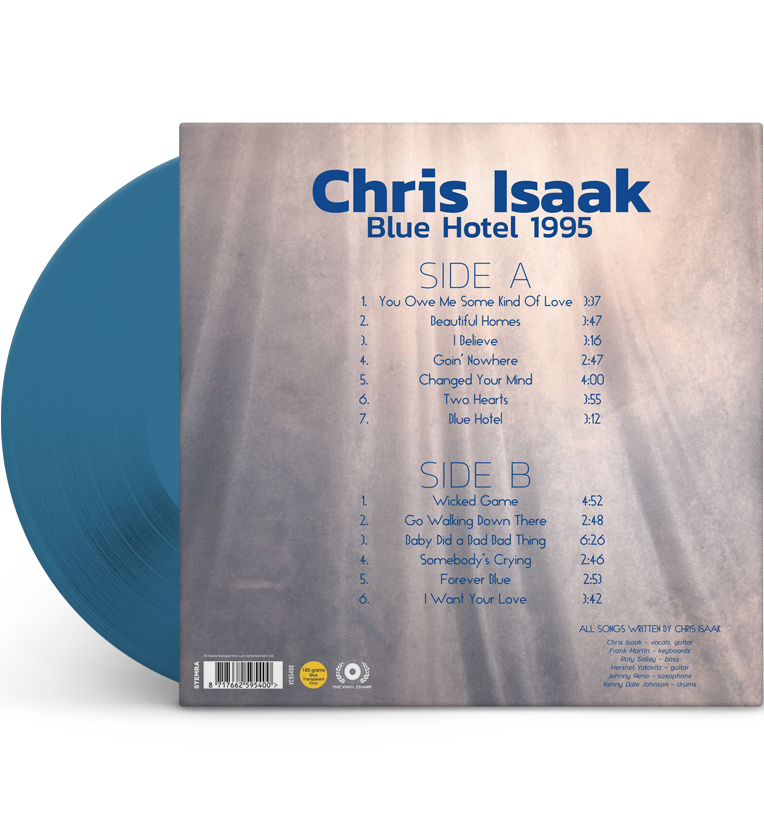 Chris Isaak – Blue Hotel 1995 (Limited Edition 12-Inch Album on 180g Transparent Blue Vinyl)