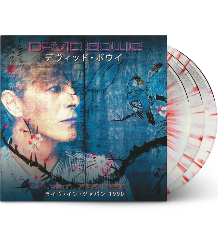 David Bowie – Live in Japan 1990 (Limited Edition Triple-LP on White/Red Splatter Vinyl)