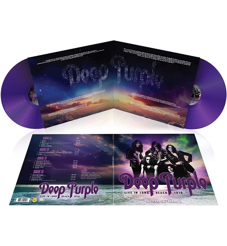 Deep Purple – Live in Long Beach, 1976 (Limited Edition Double-LP on 180g Purple Vinyl)