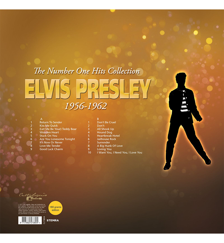 Elvis Presley – The Number One Hits Collection (12-Inch Album on 180g Vinyl)