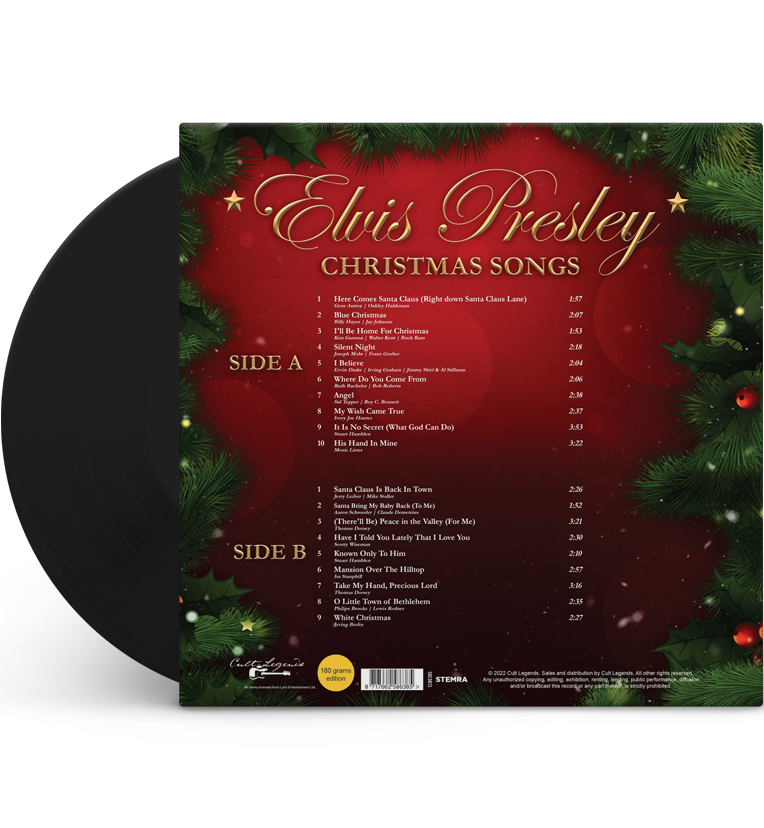 Elvis Presley – Christmas Songs (12-Inch Album on 180g Vinyl)