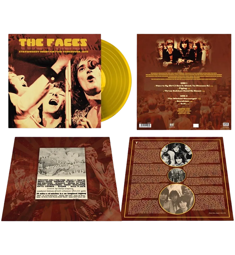 Faces – Strawberry Mountain Fair, Vancouver 1970 (Limited Edition 12-Inch Album on 180g Yellow Vinyl)