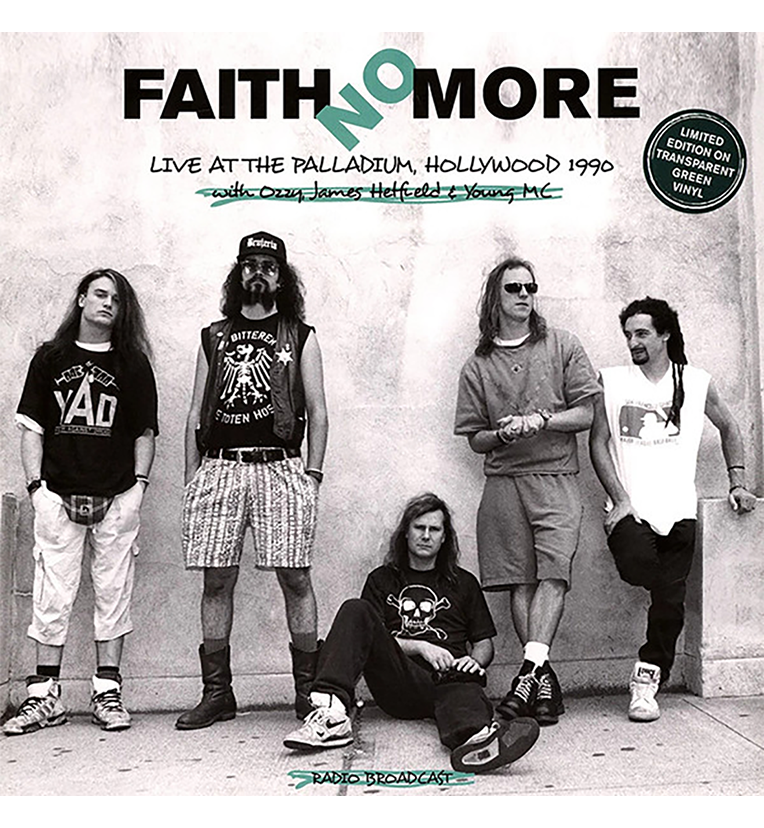 Faith No More – Live at the Hollywood Palladium, 1990 (Limited Edition 12-Inch Album on Transparent Green Vinyl)