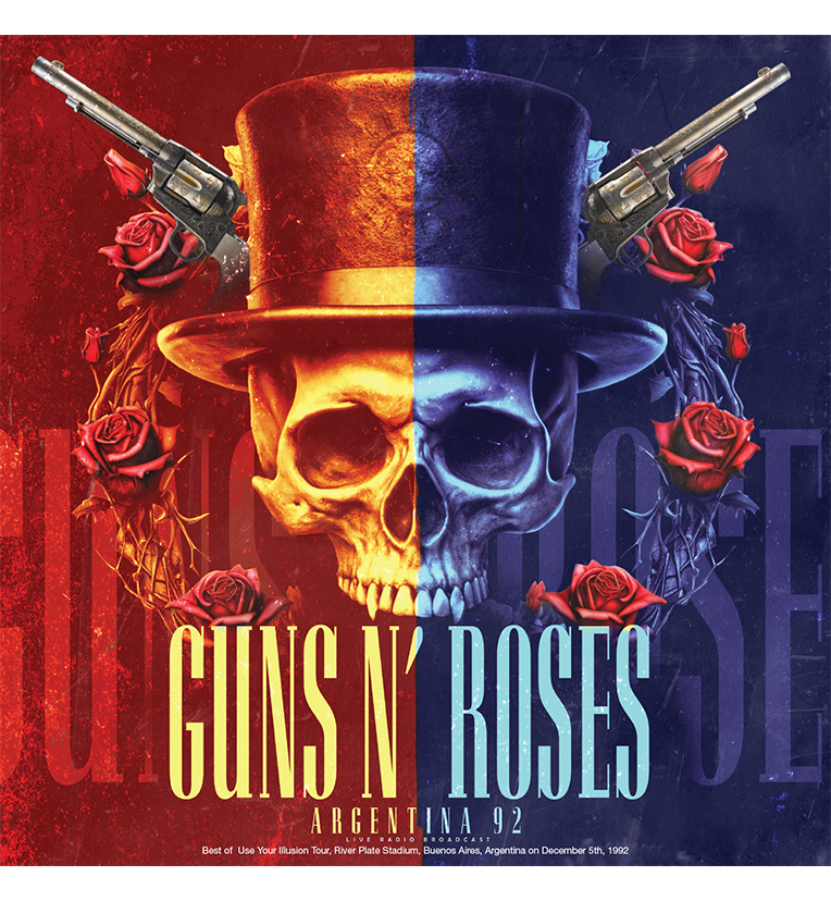 Guns N’ Roses – Argentina 92 (Limited Edition Double-LP on 180g Red/Blue Vinyl)