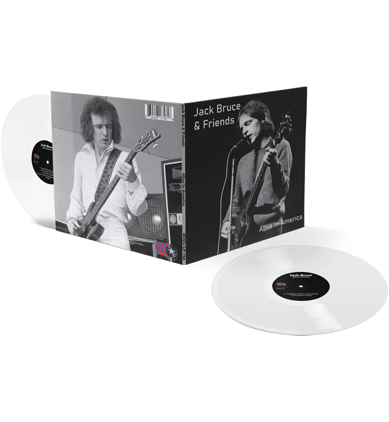 Jack Bruce & Friends – Alive in America (Double-LP on 180g Clear Vinyl)