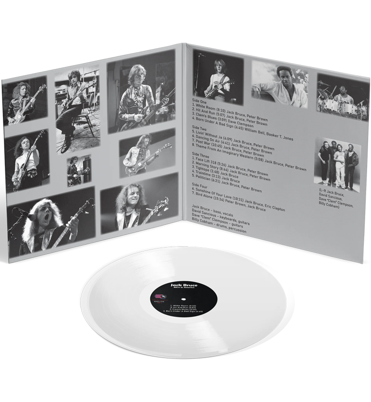 Jack Bruce & Friends – Alive in America (Double-LP on 180g Clear Vinyl)