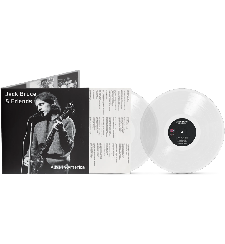 Jack Bruce & Friends – Alive in America (Double-LP on 180g Clear Vinyl)