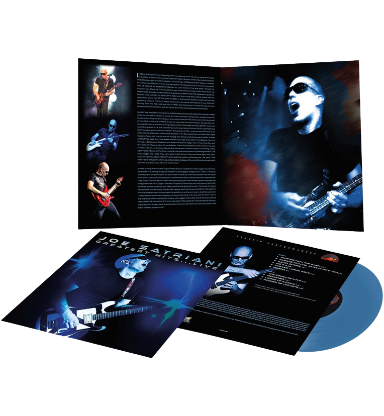 Joe Satriani – Greatest Hits… Live (12-Inch Album on 180g Blue Vinyl)