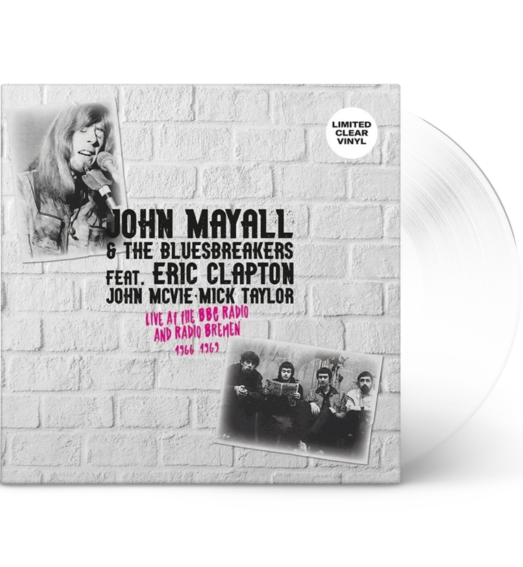 John Mayall & The Bluesbreakers – BBC Radio 1966 / Radio Bremen 1969 (Limited Edition 12-Inch Album on Clear Vinyl)