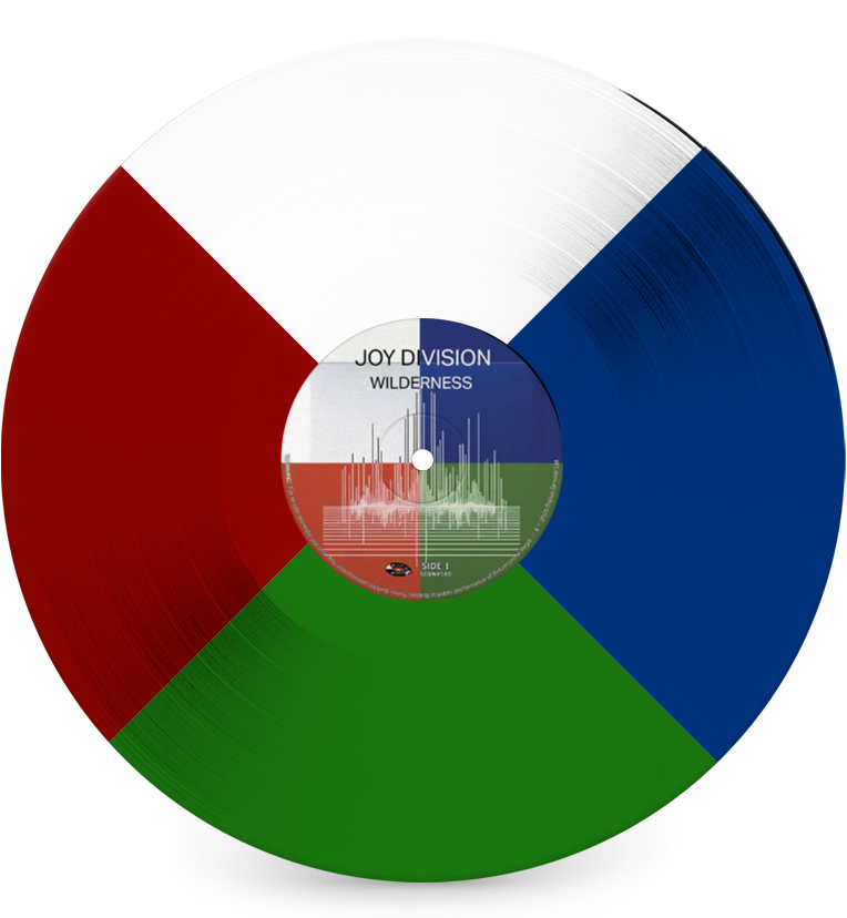 Joy Division – Wilderness (Limited Edition 12-Inch Album on Quad-Colour Vinyl)