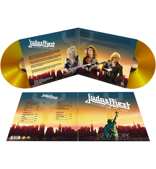 Judas Priest – Palladium NY 1981 (Limited Edition Double-LP on 180g Yellow Vinyl)