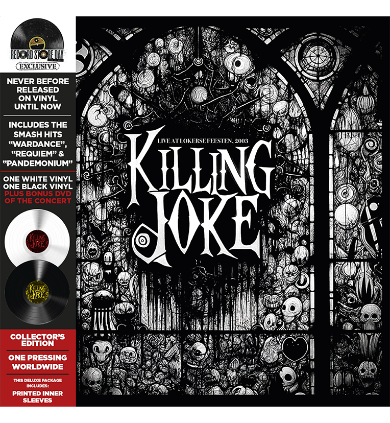 Killing Joke – Live at Lokerse Feesten, 2003 (RSD 2024 Limited Edition Double-LP on White & Black Vinyl with DVD)