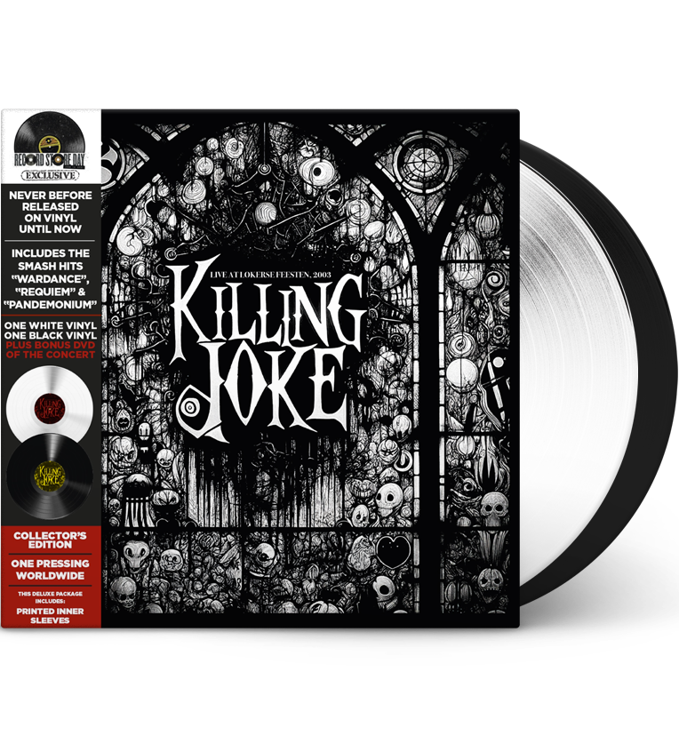 Killing Joke – Live at Lokerse Feesten, 2003 (RSD 2024 Limited Edition Double-LP on White & Black Vinyl with DVD)