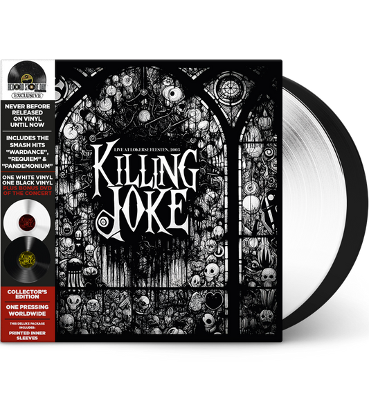 Killing Joke – Live at Lokerse Feesten, 2003 (RSD 2024 Limited Edition Double-LP on White & Black Vinyl with DVD)