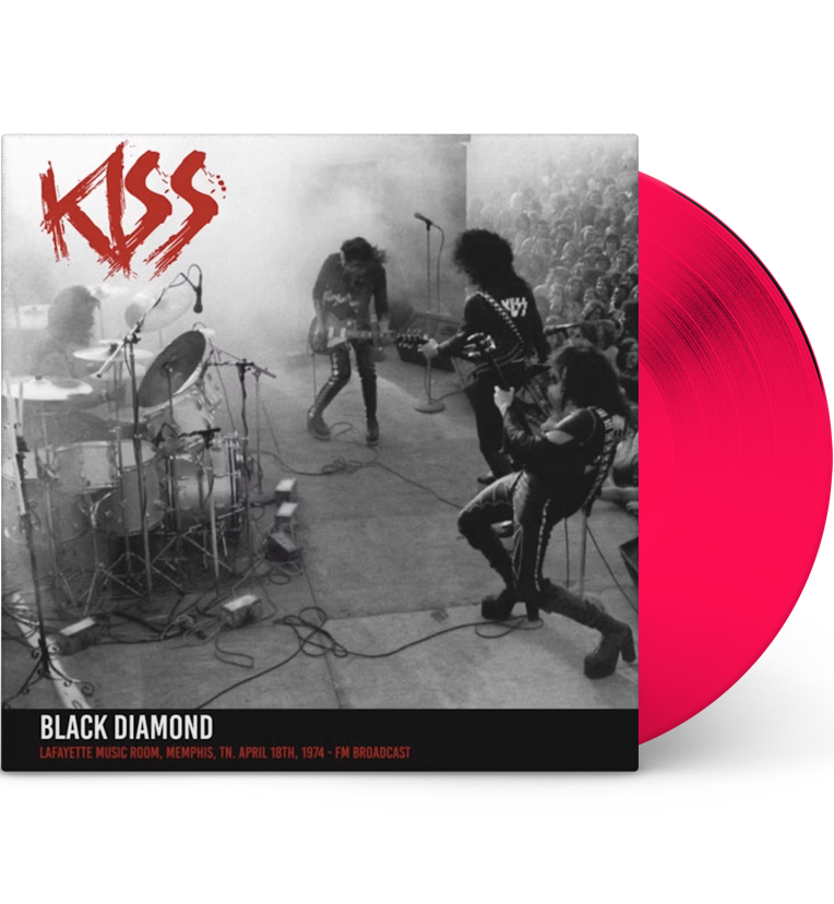 Kiss – Black Diamond: Live in Memphis, 1974 (Limited Edition 12-Inch Album on Pink Vinyl)