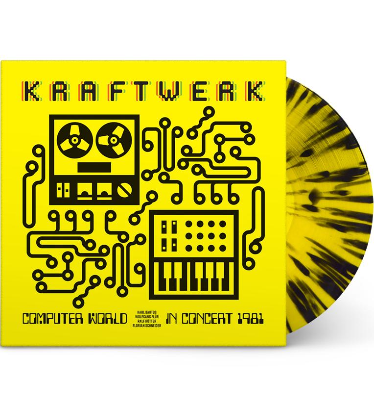 Kraftwerk – Computer World in Concert 1981 (Limited Edition 12-Inch Album on Yellow/Black Splatter Vinyl)