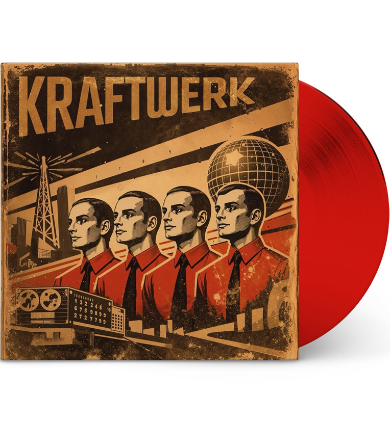 Kraftwerk – Live in the UK 1975 (Limited Edition 12-Inch Album on Red Vinyl)
