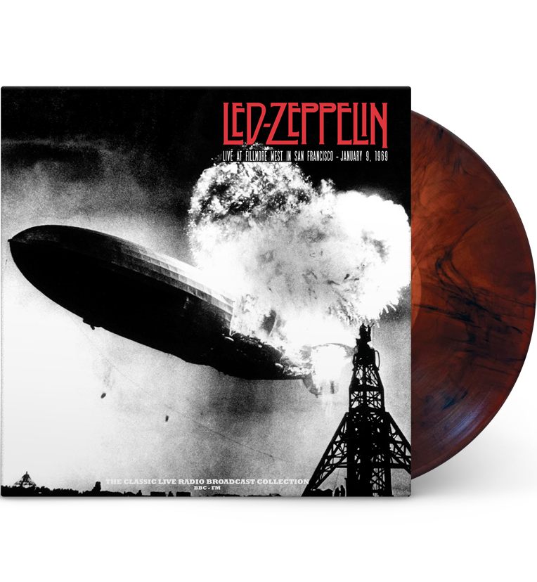 Led Zeppelin – Live at Fillmore West, San Francisco, 1969 (12-Inch Album on 180g Orange Marble Vinyl)