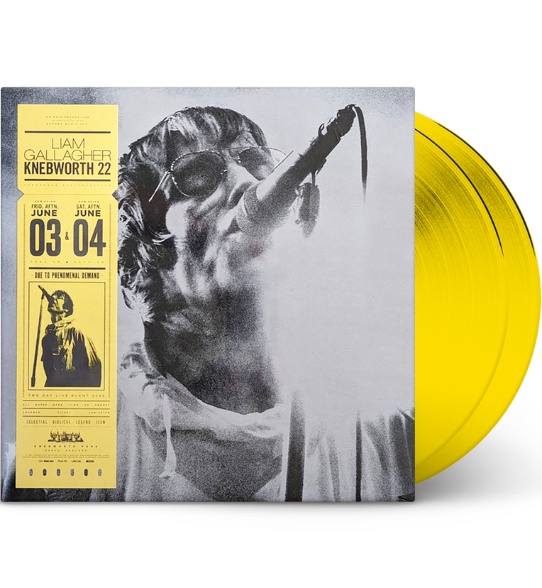 Liam Gallagher – Knebworth 22 (Limited Edition Double-LP on Yellow Vinyl)