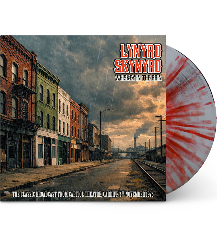 Lynyrd Skynyrd – Whiskey in the Rain: Live in Cardiff, 1975 (Limited Edition 12-Inch Album on Splatter Vinyl)