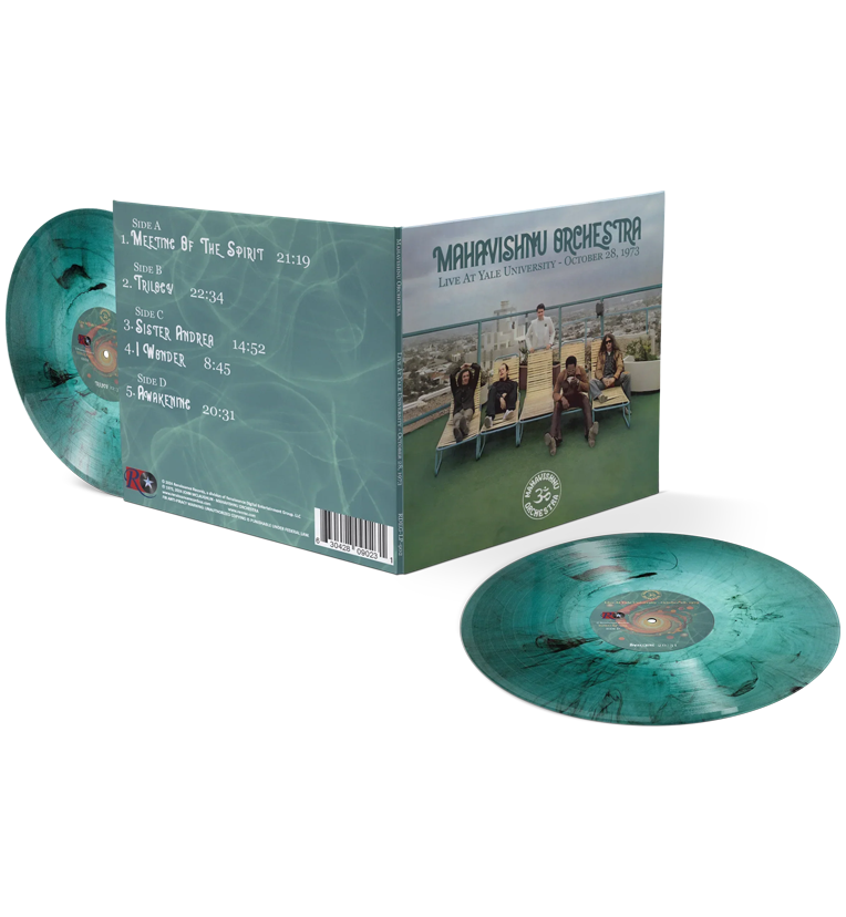 Mahavishnu Orchestra – Live at Yale University, 28 October 1973 (Limited Edition Double-LP on 180g Turquoise Marble Vinyl)