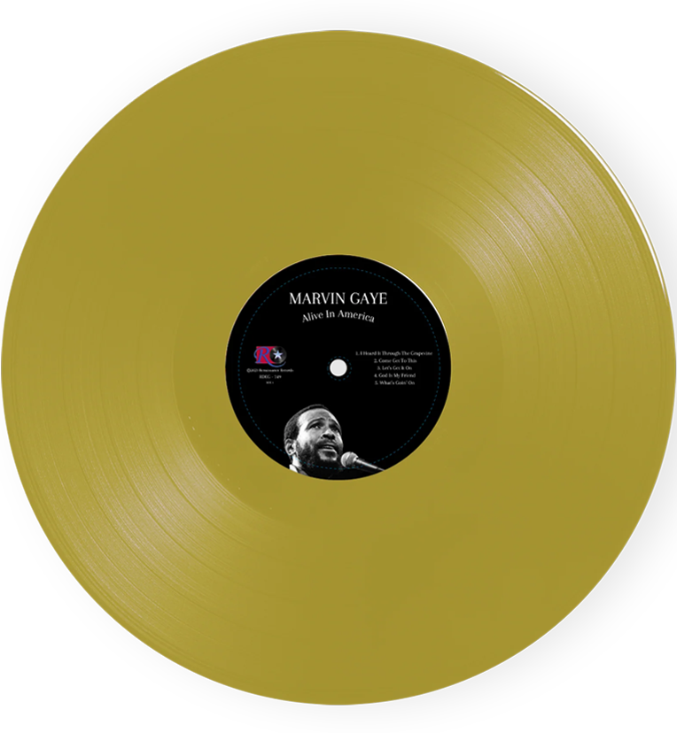 Marvin Gaye – Alive in America (Double-LP on 180g Gold Vinyl)