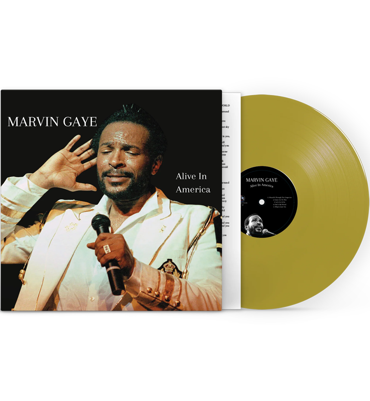 Marvin Gaye – Alive in America (Double-LP on 180g Gold Vinyl)