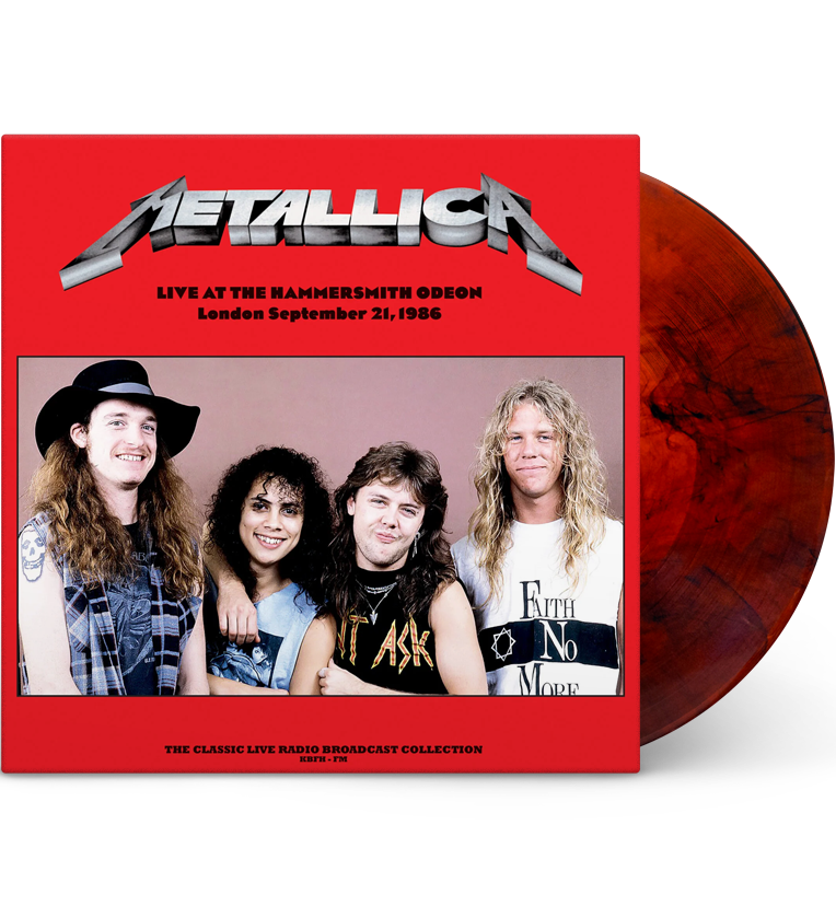 Metallica – Live at the Hammersmith Odeon, London, 1986 (12-Inch Album on 180g Red Marble Vinyl)
