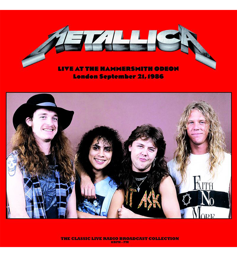 Metallica – Live at the Hammersmith Odeon, 1986 (Limited Edition 12-Inch Album on 180g Clear/Red Splatter Vinyl)
