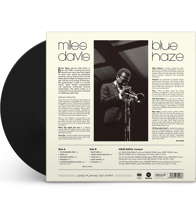 Miles Davis – Blue Haze (12-Inch Album on 180g Vinyl)