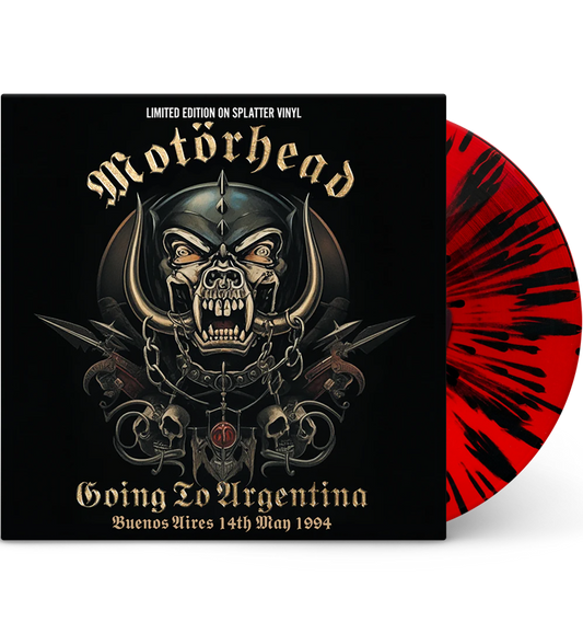 Motörhead – Going to Argentina: Live in Buenos Aires, 1994 (Limited Edition 12-Inch Album on Splatter Vinyl)