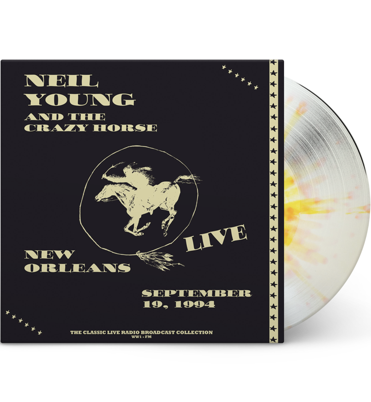 Neil Young and Crazy Horse – Live in New Orleans, 1994 (Limited Edition 12-Inch Album on 180g White/Orange Splatter Vinyl)