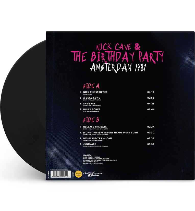 Nick Cave and The Birthday Party – Amsterdam 1981 (12-Inch Album on 180g Vinyl)