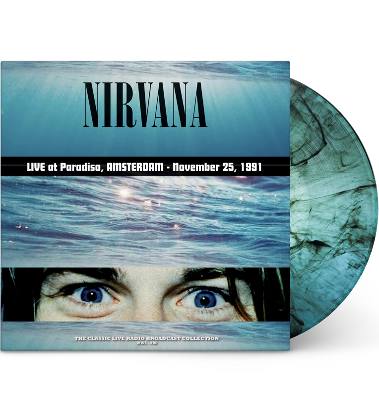 Nirvana – Live at Paradiso, Amsterdam, 1991 (12-Inch Album on 180g Turquoise Marble Vinyl)