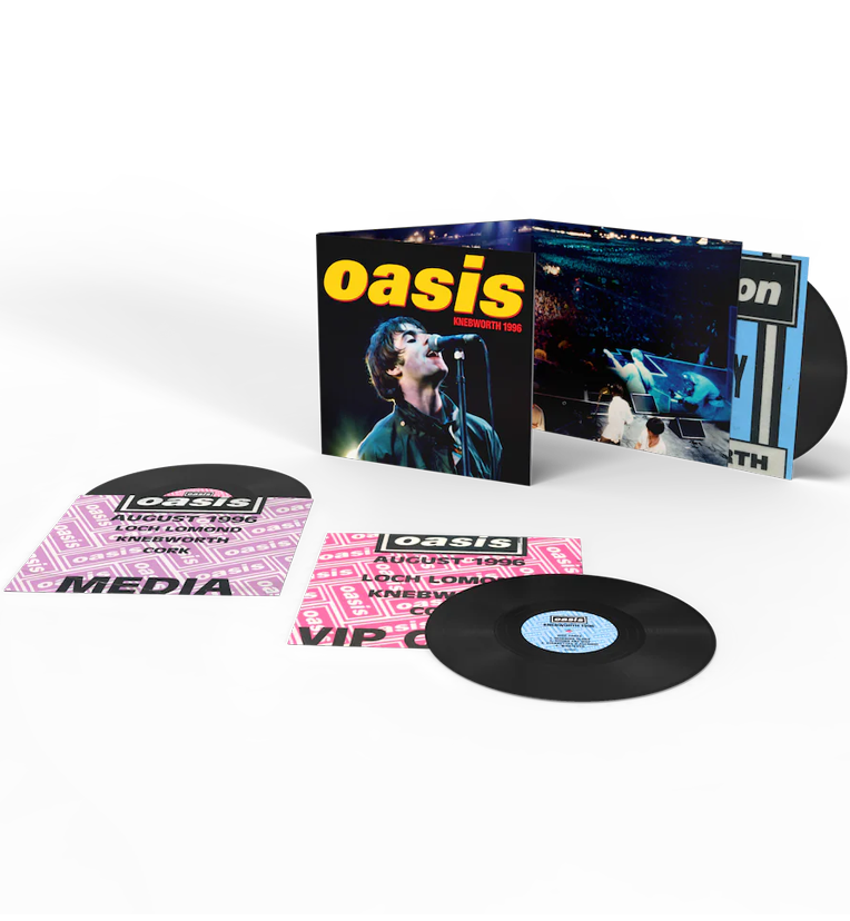 Oasis – Knebworth 1996 (12-Inch Triple-LP on 180g Vinyl)