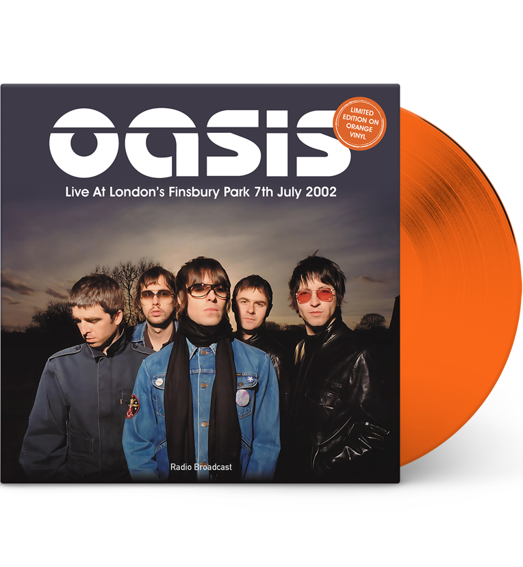 Oasis – Live at London’s Finsbury Park, 7 July 2002 (Limited Edition 12-Inch Album on Orange Vinyl)