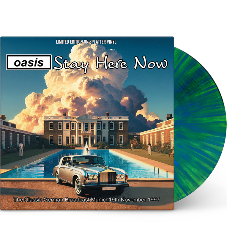 Oasis – Stay Here Now: Live in Germany, 1997 (12-Inch Album on Splatter Vinyl)